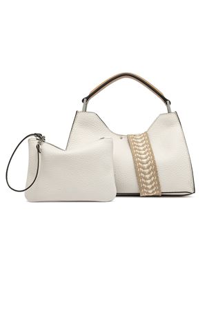 Borsa Aurora in pelle double bianca GIANNI CHIARINI | BS10565RNGDBL13347